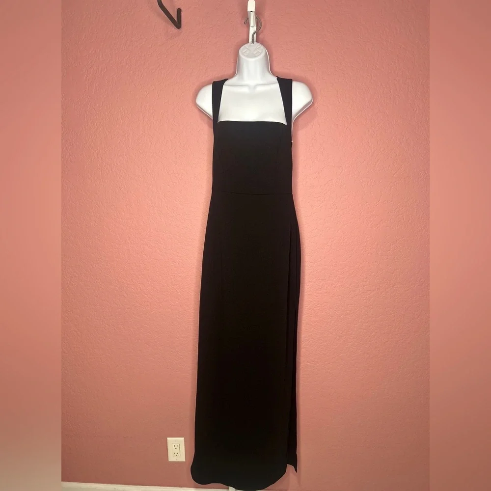 Lulu's Black Maxi Dress - Picture 7 of 8